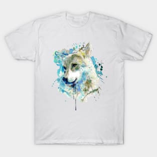 Watercolor Wolf Portrait T-Shirt